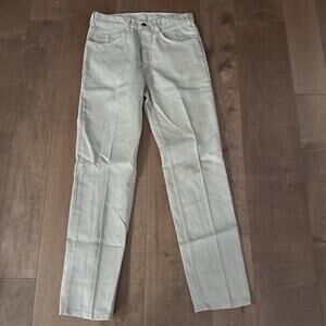 VTG LEVIS STA-PREST Pants Mens 28x 29 Khaki USA Made Western